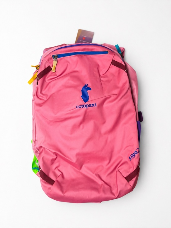 cotopaxi Handbags - Cotopaxi Allpa 28 L Pink Backpack with Blue Logo NWT